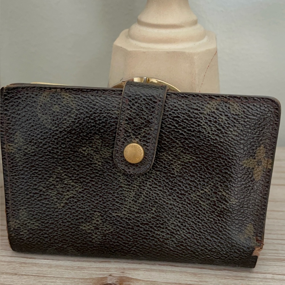 Louis Vuitton wallet with coin pockets